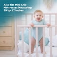 thumbnail image 5 of Pack And Play Mattress Protector  39"x27" Waterproof Playard N Mini Cover Soft Viscose Made From With Quilted Terry Cotton Top Noiseless White Fitted Sheet Style, 5 of 6