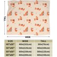 thumbnail image 4 of Fox Soft Blanket All Season Fuzzy Throw Warm Lightweight Blanket Fleece Throws Flannel Blankets for Bed Sofa Couch Travel Home Living Room Decor 50"X60", 4 of 6