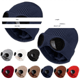 thumbnail image 3 of Sillenn Unisex Knitted Beanie with Goggles Windproof Warm Winter Thermal Fleece Lined Chunky Skull Cap Soft Slouchy Warm Cuffed Stretchy Headwear Rib Knit Ski Mask Cold Weather Face Covering Beanie, 3 of 5