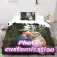 thumbnail image 2 of Duvet Cover Photo Customization Bespoke Bed Set pcs DIY Personalization Bed Set with Pillowcases, 2 of 5