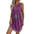 thumbnail image 1 of Lucakuins - Mini vestido informal de verano para mujer, sin mangas, bohemio, corto, para vacaciones diarias Lucakuins moda, 1 of 5