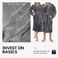 thumbnail image 3 of Chic Happen – Plush Robe – Luxury Bath Robe with Pockets– Coral Fleece Robe – Cozy Robe, 3 of 6