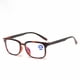 thumbnail image 2 of TR se puede plegar anti-azul gafas de lectura de moda marco multicolor espejo plano para computadora, 2 of 5