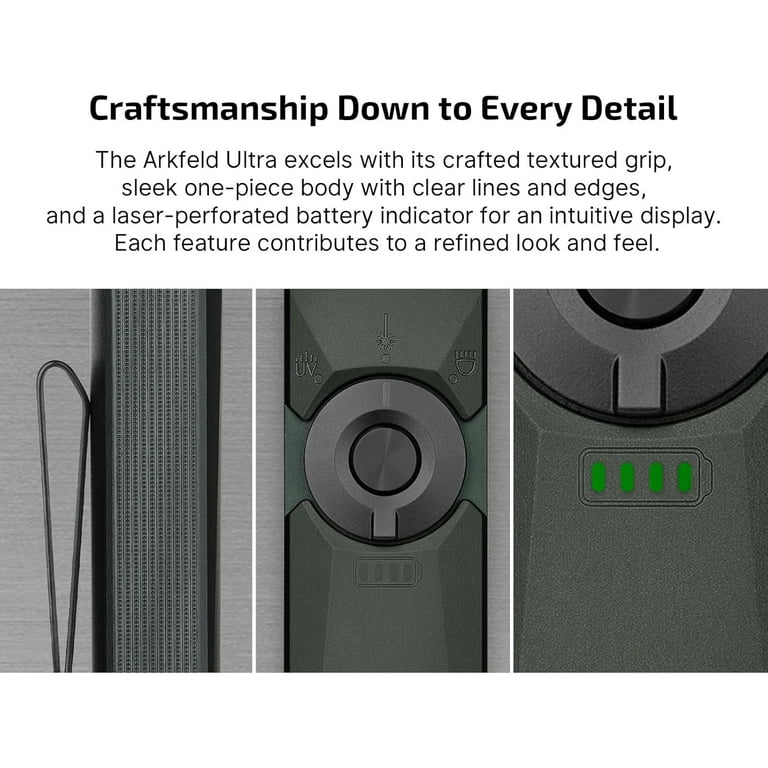 OLIGHT Arkfeld Ultra 1400 Lumens EDC Flat Flashlight, Rechargeable