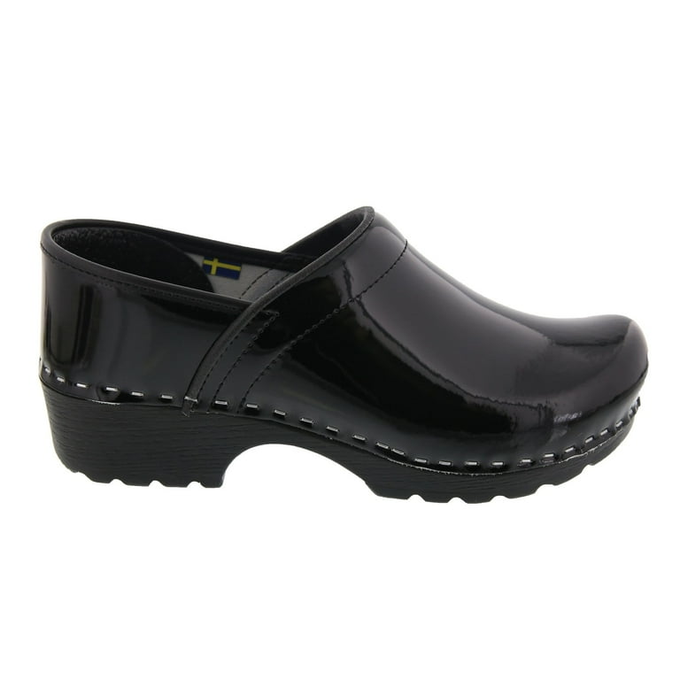 Swedish leather clogs sale
