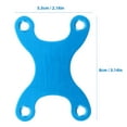 thumbnail image 2 of FRCOLOR  4 Pcs Household Skateboard Bridge Accessory Fixing Support Gasket Blue, 2 of 8
