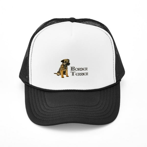 CafePress - Border Terrier - Adjustable Unisex Printed Trucker Hat with Mesh Back