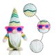 thumbnail image 2 of Juego de 3 elfos de peluche de decoración navideña para la cocina del hogar con temática de playa de verano, 2 of 5