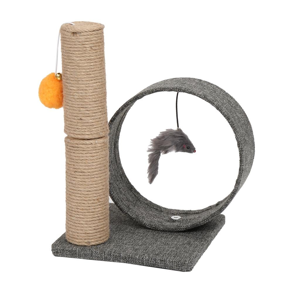 Ubesgoo 13 Inch Cat Scratch Post Cats Kittens Sisal Scratch Pole Cat