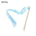 thumbnail image 3 of Unique Bargains 20Pcs Wedding Ribbon Sticks Ribbon Streamers Sticks for Wedding Celebration Sky Blue, 3 of 5