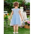 thumbnail image 5 of Arshiner Toddler Tutu Dress Girls Rainbow Tulle Dresses Ruffle Tiered Swing Twirly Summer Sundress, 5 of 6