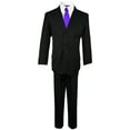 thumbnail image 2 of Boys Pinstripe Suit with Matching Tie Size 2-20, 2 of 3