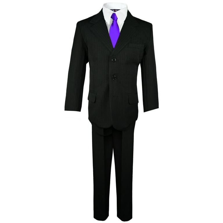 Boys Pinstripe Suit with Matching Tie Size 2 20 Walmart
