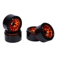thumbnail image 1 of RC Wheel Hub, 4pcs 1/10 RC Crawler Wheel Hub Sturdy  for Repairing Purple,Orange,Ti Color, 1 of 7
