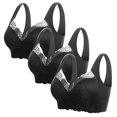 thumbnail image 1 of Women Comfort Lightweight Wireless Bras Correcting Bra For Seniors Plus Size Full Coverage Soft Everyday Bra, 1 of 3