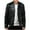 Black, variant on Tawop Mens Jackets Long Sleeve Hoodless Casual Motorcycle Solid Mens Clothing,Black,L
