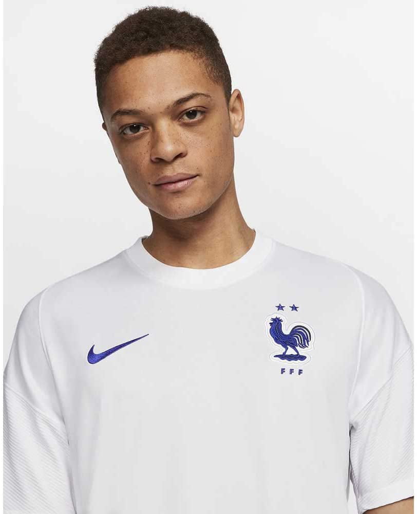 Ødelægge symbol Permanent Nike 2020-2021 France Away Football Soccer T-Shirt Jersey White Large -  Walmart.com