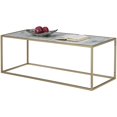 thumbnail image 3 of Convenience Concepts Table Basse en Faux Marbre avec Cadre en Métal Doré, 3 of 6