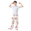 thumbnail image 2 of FORMRS Boys Pajama Pants with Pockets Size 13-14Y Kids Lounge Sleep Bottoms, White Starfish, 2 of 8