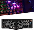 thumbnail image 2 of Teclado mecánico DIY Hugo con retroiluminación RGB 3 modos para PC portátil botón giratorio Negro, 2 of 6