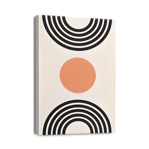 12x16inch Boho Wall Decor - Canvas Print Wall Art with Beautiful Mid-Century Modern Sky Prints, Perfect for Living Room, Bedroom, Kitchen, Bathroom, and Home Office