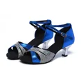 thumbnail image 3 of nuevos zapatos de baile latino de tacón para mujer, zapatos de baile de Tango de salón de suela blanda para mujer, niña, lentejuelas de 5Cm para mujer, 3 of 4