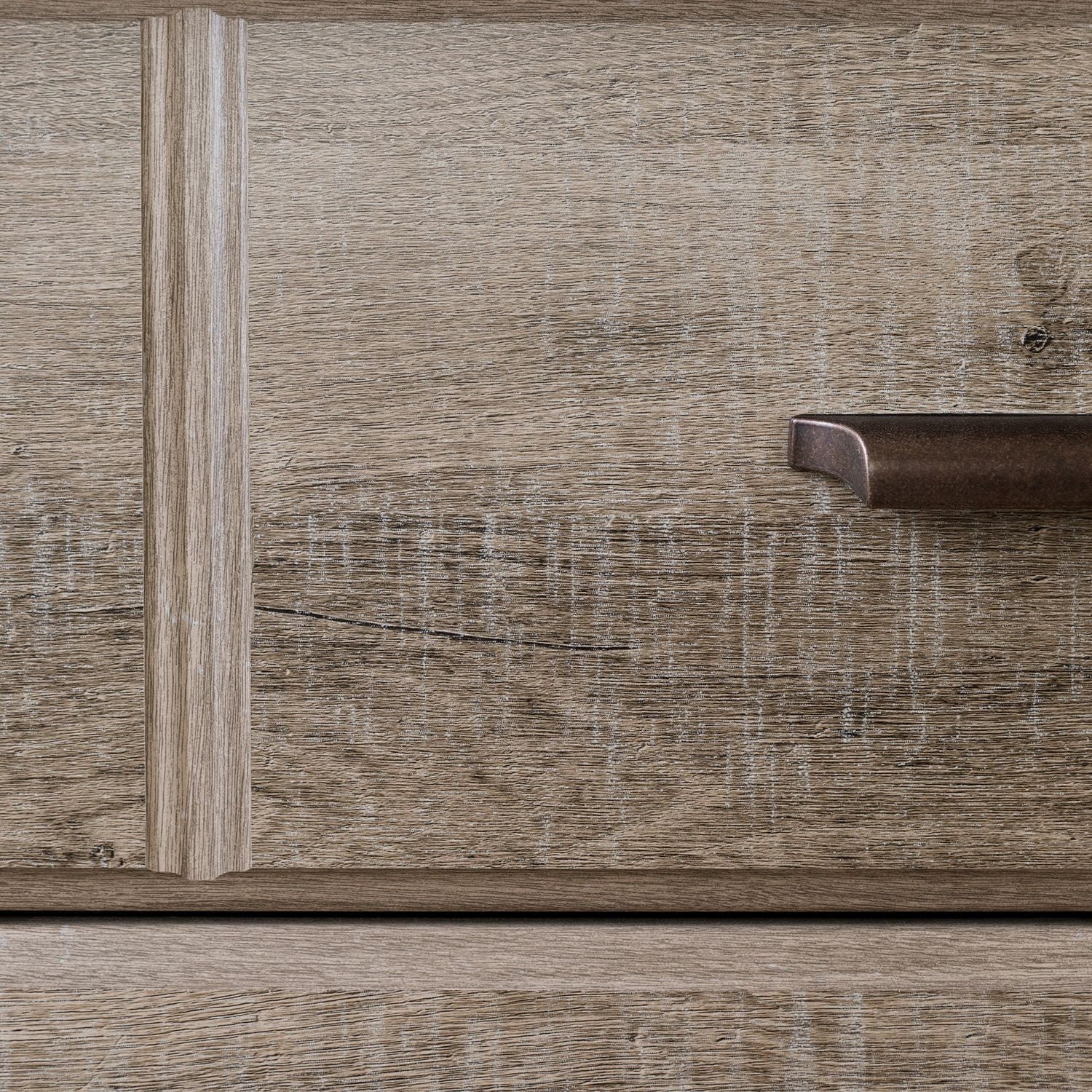 South Shore Versa 8-Drawer Dresser for Adult, in Weathered Oak