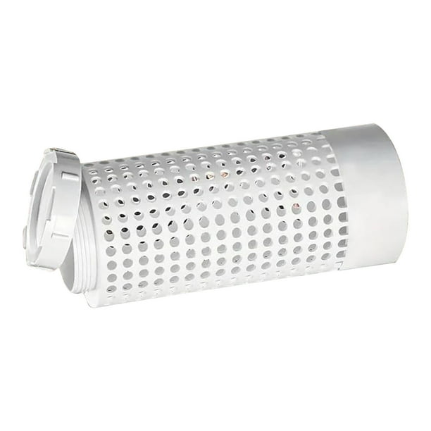 Compostador subterráneo de 30,5 x 15,2 x 15,2 cm para bancales elevados. Compostador de PVC para exteriores con tapa de seguridad para restos de cocina y jardín. Pieza única, color blanco. Rkxzt