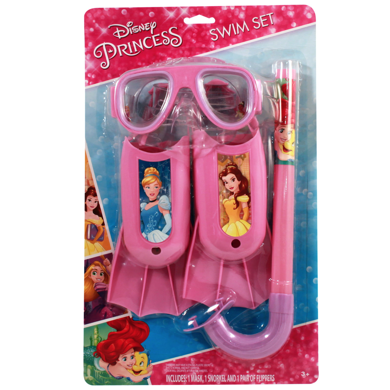 Disney Princess Kids Swim Accessories Set 3 Pieces Learn to Swim -  Walmart.com - Walmart.com