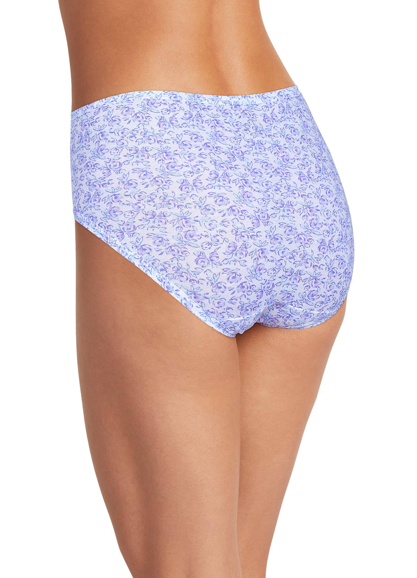 Women's Jockey 3-Pack French Cut (Heather Blue/Deep Blue)100% Cotton  Underwear