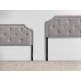 thumbnail image 3 of Franklin 77.95 in. W Grey King Headboard, 3 of 5