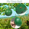 thumbnail image 2 of Hanging Yellow Ball Fruit Fly Trap, Sticky Glue Catcher for Flying Insects, 2 Pack, 2 of 8