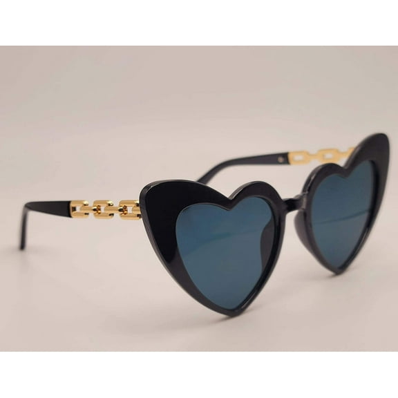 Lb diamond - Heart Shape Heart Sunglasses Retro Vintage Boho