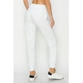 thumbnail image 4 of ALWAYS Women Jogger Sweatpants - Super Soft Stretch Lightweight Drawstrings Pants with Pork Chop Pockets White L, 4 of 6