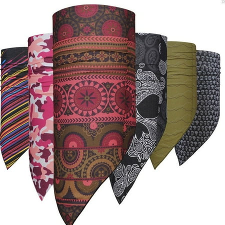 Gas Mask Scarf Grtsunsea 1 Piece Multifunction Headscarf Skiing Cycling Headband Face Mask Motorcycle Kerchief Head Cover Scarf Neck Warmer ()
