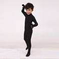 thumbnail image 3 of Mono Invisible en Negro Mono Elástico con Mono Elástico para Niños S Hugo traje del mono de los cabritos, 3 of 10