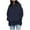 Navy, variant on Fmbrln Womens Trendy Oversized Hoodie Fall Winter Fashion Long Sleeve Solid Hooded Sweatshirts Loose Comfy Workout Pullover Tops with Pockets Black L