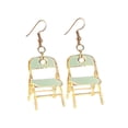 thumbnail image 4 of Pendientes de silla para mujer, pendientes colgantes de acrílico minimalista, pendientes creativos, pendientes divertidos para regalo de cumpleaños, Estilo B, 4 of 8