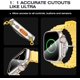 thumbnail image 4 of Apple Watch New S10 Button 42mm [Funda estilo Apple Watch Ultra], funda protectora para iWatch con aspecto ultra y película de vidrio templado, adecuada para hombres y mujeres (41 mm, Starlight), 4 of 5