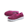 thumbnail image 3 of Rockomi Womens Slip On Shoes Casual Flats Sneakers Ladies Comfortable Non Slip Shoes Rose Red 5.5, 3 of 6