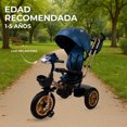 thumbnail image 5 of Triciclo Infantil Starkids Sk5548 Bicicleta Con Luz De Lujo Azul, 5 of 5