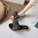 thumbnail image 1 of Zapatillas con lazo, ropa de abrigo de moda, zapatos de playa de verano para mujer, sandalias, zapatillas planas para mujer, 1 of 6