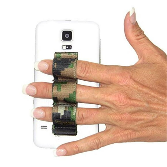 LAZY-HANDS 201495 Poignée 3 Boucles pour Téléphones Surdimensionnés - Camouflage XL