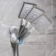 thumbnail image 1 of ajustable sin taladrar, Soporte de ducha con ventosa ajustable, Soporte de cabezal de ducha con montaje en pared con ventosa Baño, Soporte de cabezal de ducha Blanco 7.4 * 12.4 * 6.2 cm, 1 of 2