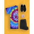 thumbnail image 3 of London Uk Spray Over Ny Tie Dye Spiral Women -Image by Shutterstock, Female Medium, 3 of 4