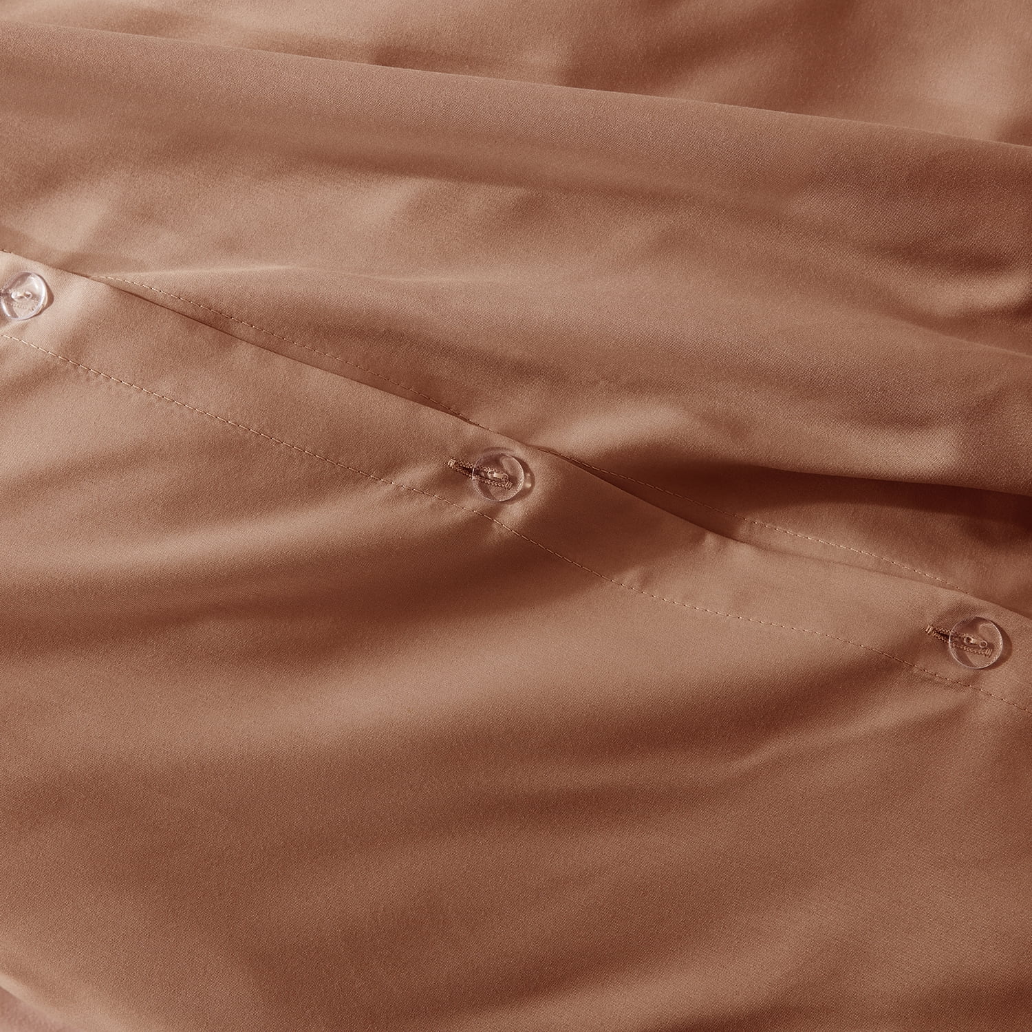LammaLoe California King Duvet Cover Set, Luxury Microfiber Bedding Sets with 2 Pillow Shams, Rust
