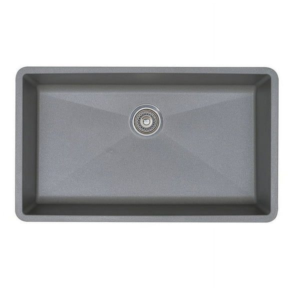 Open Box BLANCO PRECIS Super Single Undermount - Metallic Gray