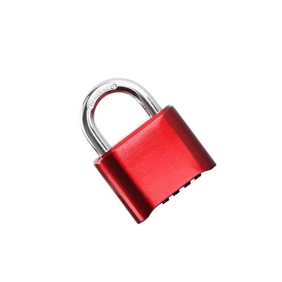 Candado codificado Riwesomey resistente al agua y antioxidante rojo