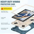 thumbnail image 4 of For Samsung Galaxy Tab A8 Case 10.5 inch SM-X200/X205/X207, 360 Hand Strap, Shoulder Strap, Kickstand, Rugged Drop Protection, Cornflower Blue, 4 of 6