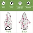 Uemuo Lilies Flowers for Winter Dog Hoodie Sweatshirts with Pockets